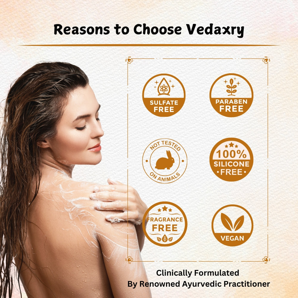 Vedaxry Ayurvedic Body Cleanser Rosemary Love | Rejuvenate and Nourish Skin-200ml Pack