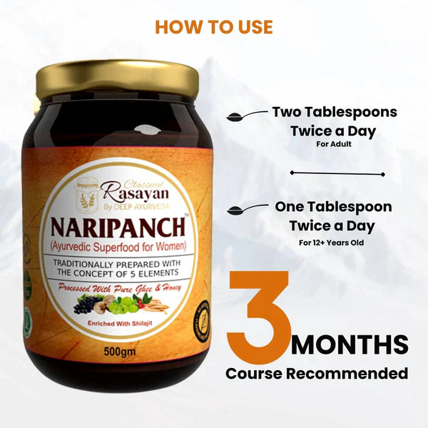 NariPanch Ayurvedic Superfood + Naripanch Shilajit | Combo Pack