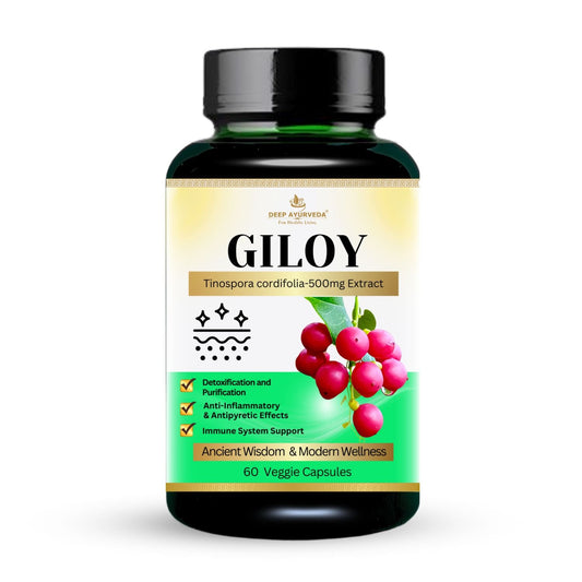 Giloy (Tinospora cordifolia) Vegan Capsule 