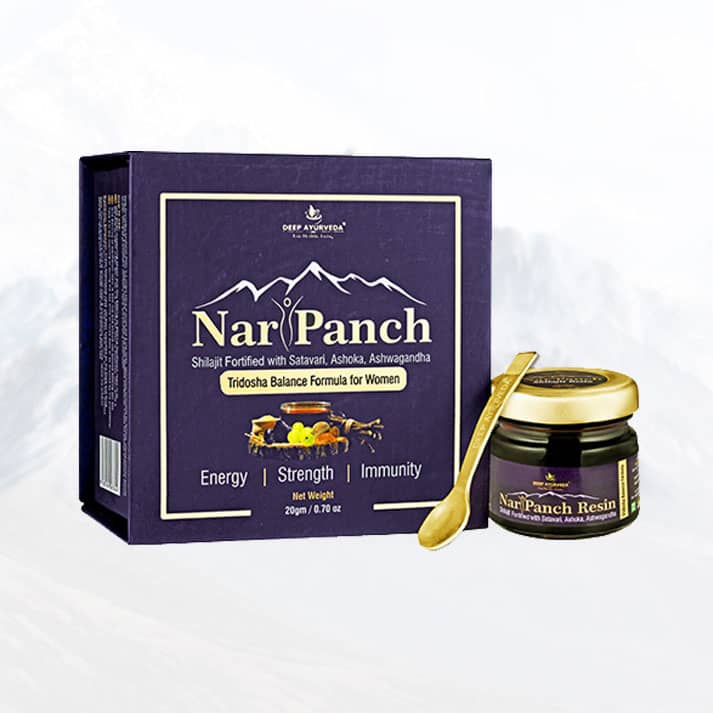 NariPanch Shilajit Resin for Women | Shilajit Support Women's Overall Wellbeing-20gm Pack