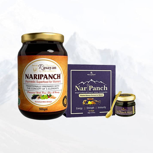 NariPanch Ayurvedic Superfood + Naripanch Shilajit | Combo Pack