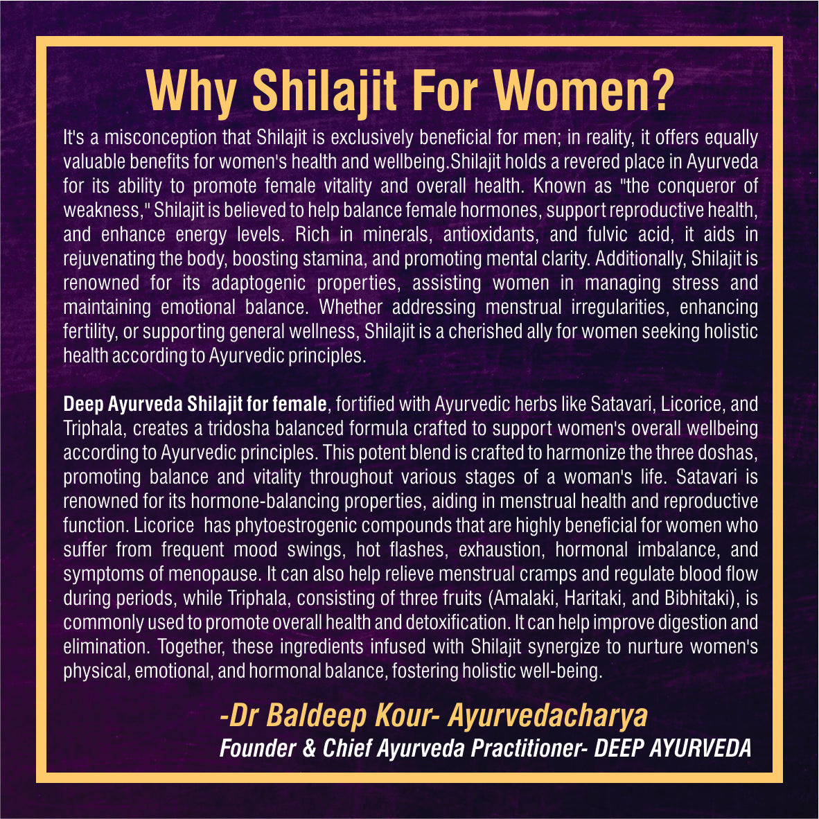 shialjit extract for female