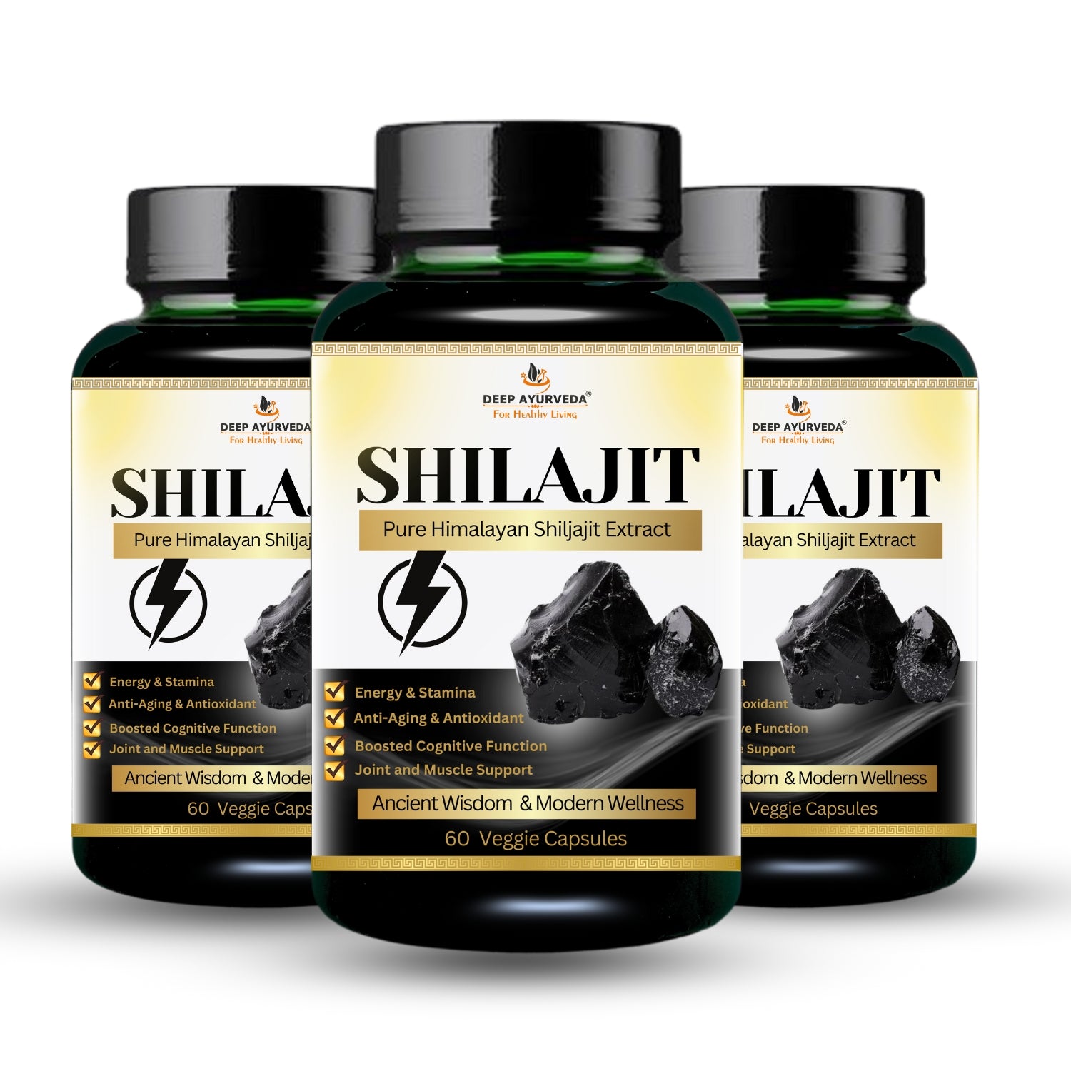 Shilajit Extract based vegan capsule pack