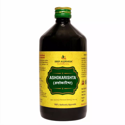 Ashokarishta | Classical Ayurvedic Liquid Tonic | 450 ml - Deep Ayurveda