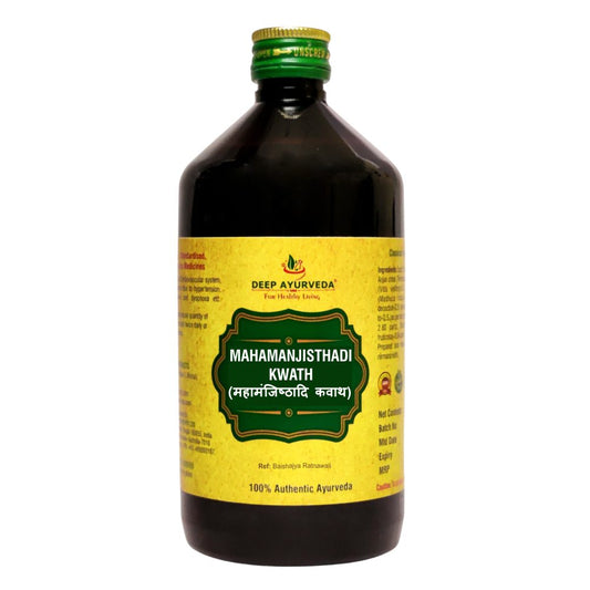 Mahamanjisthadi Kwath | Classical Ayurvedic Liquid Tonic | 450 ml - Deep Ayurveda