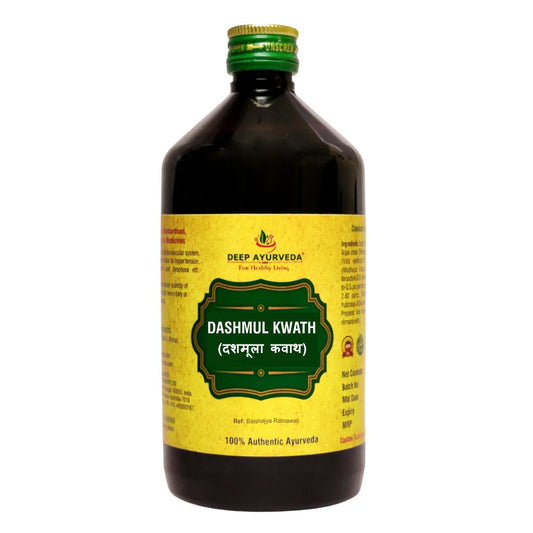 Dashmul Kwath (Parvahi) | Classical Ayurvedic Liquid Tonic by Deep Ayurveda | 450 ml - Deep Ayurveda